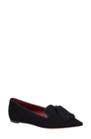 Kate Spade Adore Pointed Toe Flat In Black