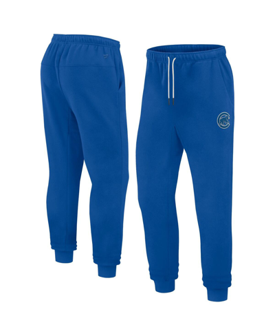 Fanatics Signature Men's And Women's  Royal Chicago Cubs Super Soft Fleece Jogger