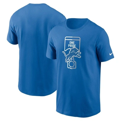 Nike Blue Detroit Lions Essential Local Phrase T-shirt