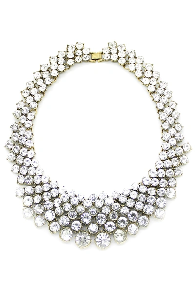 Eye Candy La Emma Statement Necklace - Silver In Gold