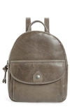 Frye Melissa Mini Leather Backpack - Grey In Ice