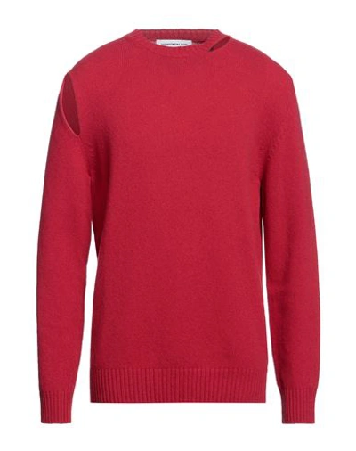 Department 5 Man Sweater Red Size M Virgin Wool