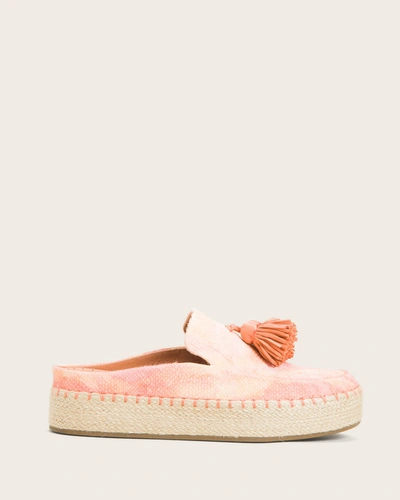 Gentle Souls Rory Loafer Espadrille Mule In Tropical Multi