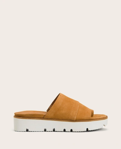 Gentle Souls Lavern Slip-on Platform Sandal In Cognac