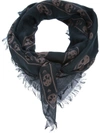 Alexander Mcqueen Skull Print Scarf