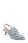 Journee Collection Amory Slingback Pump In Blue