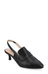 Journee Collection Amory Slingback Pump In Black