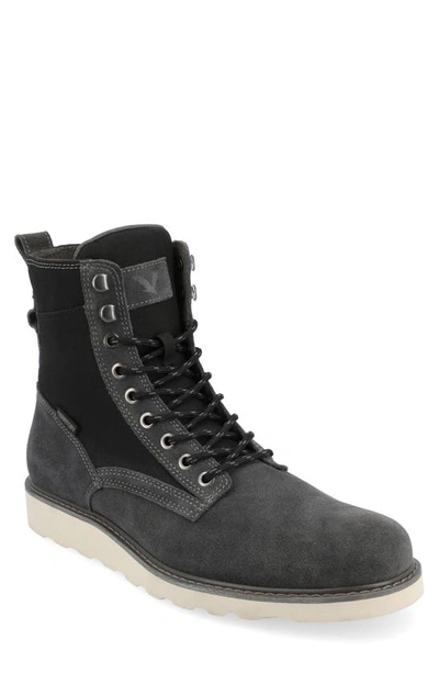 Territory Boots Elevate Water Resistant Plain Toe Boot In Grey