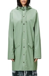 Rains Waterproof Longline Jacket In Haze