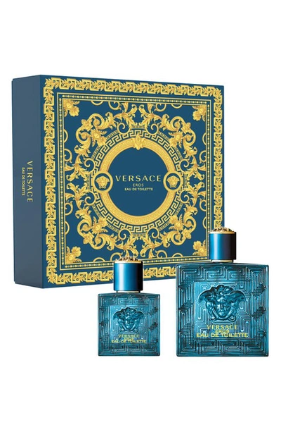 Versace Eros Eau De Toilette 2-piece Gift Set $158 Value