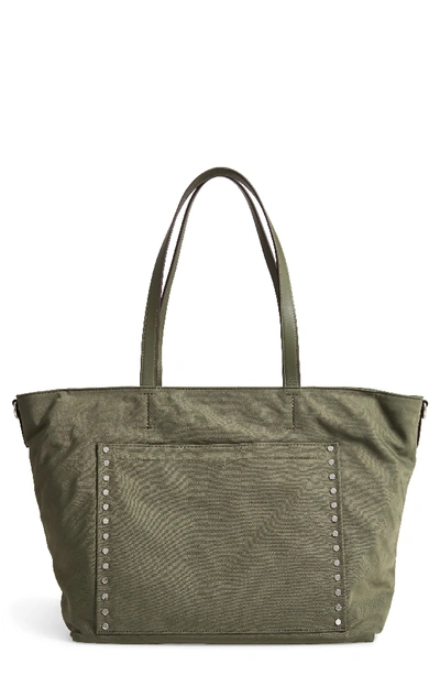 Rebecca Minkoff Logan Studded Nylon Baby Tote - Green In Olive