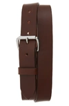 Tanner Goods Standard Leather Belt In Cognac/ Stainless