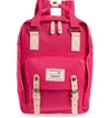 Doughnut Macaroon Water Resistant Backpack - Pink In Cherry