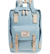 Doughnut Macaroon Water Resistant Backpack - Blue In Light Blue