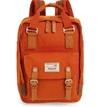 Doughnut Macaroon Water Resistant Backpack - Orange In Rust