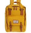 Doughnut Macaroon Water Resistant Backpack - Yellow In Mustard