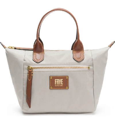 Frye Small Ivy Nylon Tote - Grey In Light Grey