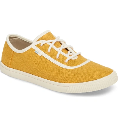 Toms Carmel Sneaker In Sunflower Heritage Canvas