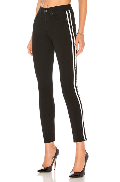 7 For All Mankind The Ankle Skinny. In B(air) Black & Stripes
