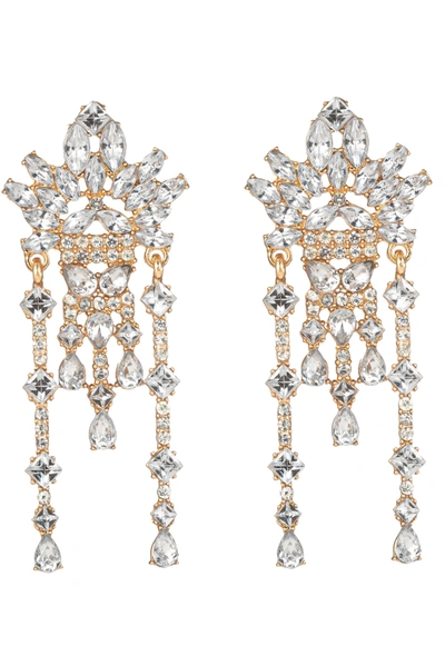 Eye Candy La Royal Crown Statement Necklace In Gold