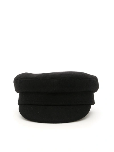 Ruslan Baginskiy Baker Boy Hat In Black|nero