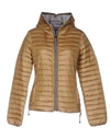 Duvetica Down Jackets In Camel