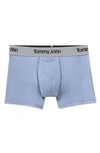 Tommy John Second Skin Luxe Rib Trunks In Country Blue