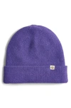 Madewell Recycled Cotton Beanie In Academy Purple