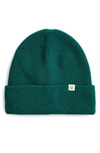 Madewell Recycled Cotton Beanie In Malachite
