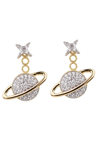 Eye Candy La Rhea Earrings In Gold