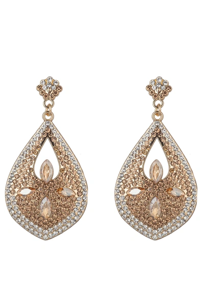 Eye Candy La Alejandra Statement Drop Earring In Gold