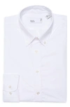 Nordstrom Rack Trim Fit Button-down Dress Shirt In White
