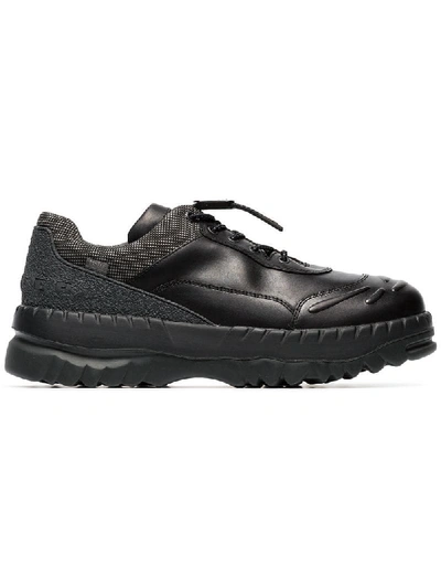 Kiko Kostadinov Camper Lab Black X  Leather Sneakers