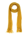 Mp Massimo Piombo Scarves In Ocher