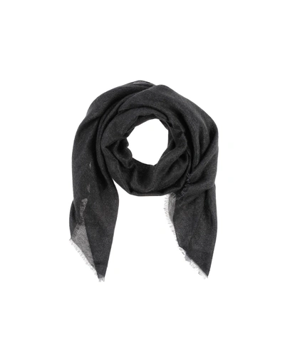 Brunello Cucinelli Scarves In Steel Grey
