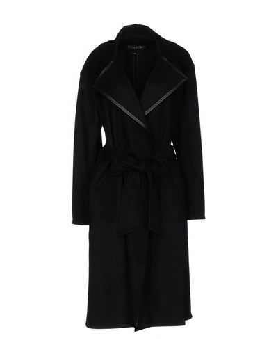 Tom Ford Coat In Black