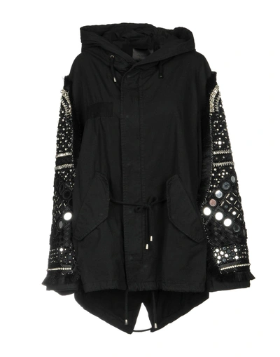 Amen Couture Coat In Black