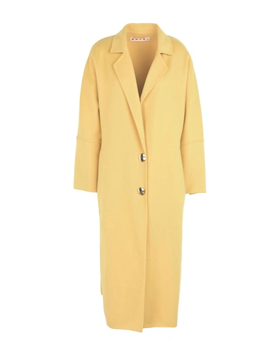 Marni Coat In Yellow