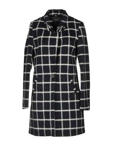 Maison Scotch Coat In Dark Blue