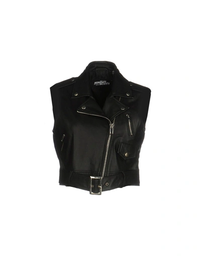 Jeremy Scott Biker Jacket In Black