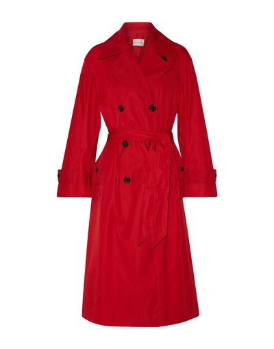 Isabel Marant Étoile Double Breasted Pea Coat In Red