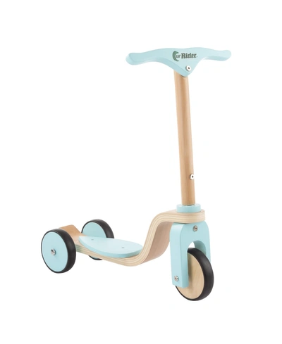 Lil' Rider Kids Wooden Scooter In Light Blue