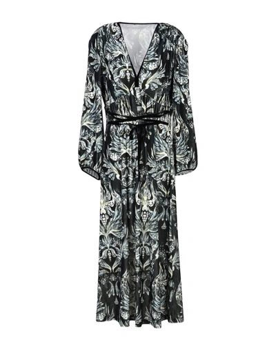 Just Cavalli Midi Dresses In Grey