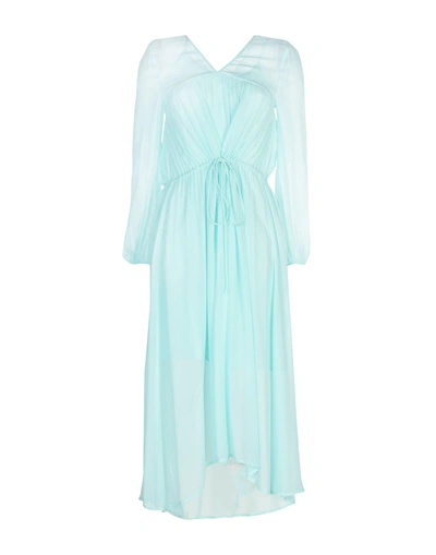 Maje Midi Dress In Turquoise