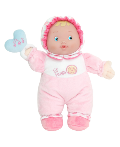 Jc Toys Lil' Hugs 12" Your Baby's First Doll Asian Ages 0+ In Light Pink