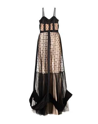 Maison Margiela Long Dresses In Black