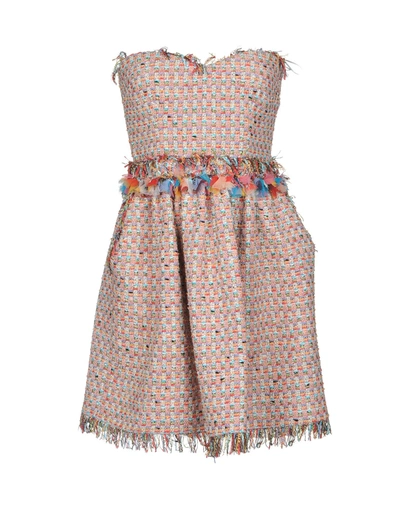 Msgm Short Dress In Pink