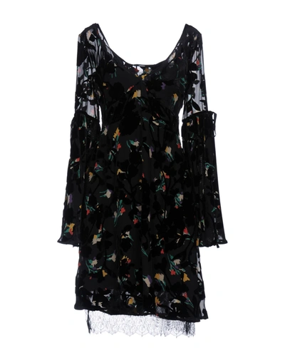 Etro Short Dresses In Black