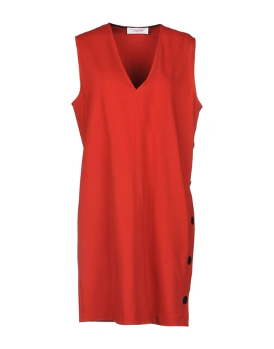 Jucca Short Dress In Red