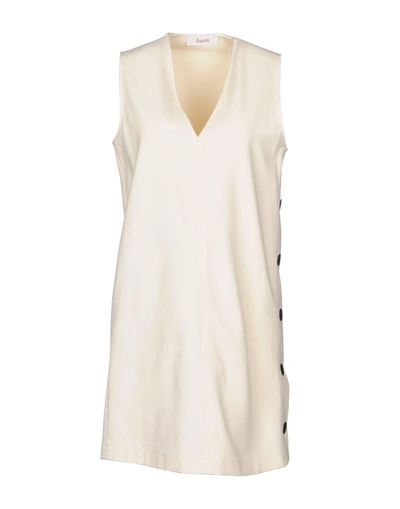 Jucca Short Dress In Ivory